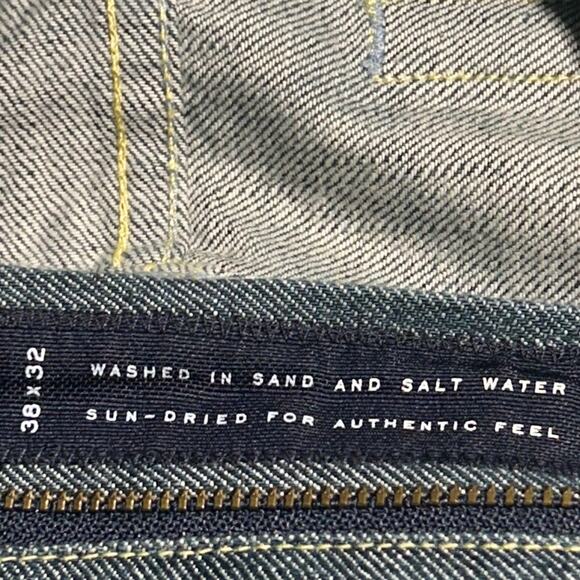 Indigo Palms Denim Company men's 38x32 Washed in Sand and Salt Sun dried Jeans - Picture 3 of 8